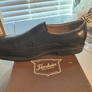 Florsheim Bogan Jr Boys/Men Slip On, Black, Size 7M, NIB